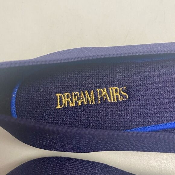 DREAM PAIRS Women’s Flats Slip On Navy Shoes Pointed Toe Size 7.5 New No Box - Picture 9 of 12